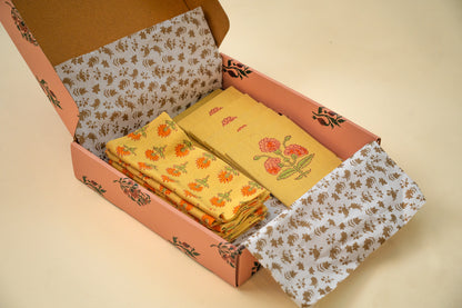 Marigold Coaster Napkin Set