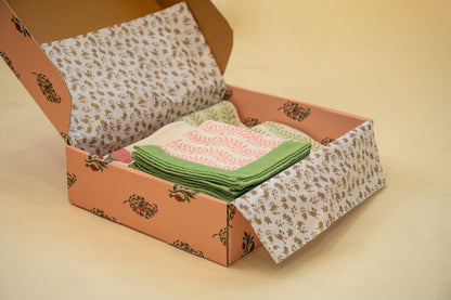 Hand Block Printed Bath Linen Gifting Set