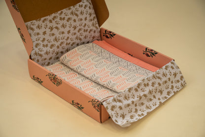 Peach Hand Towel Gifting Set