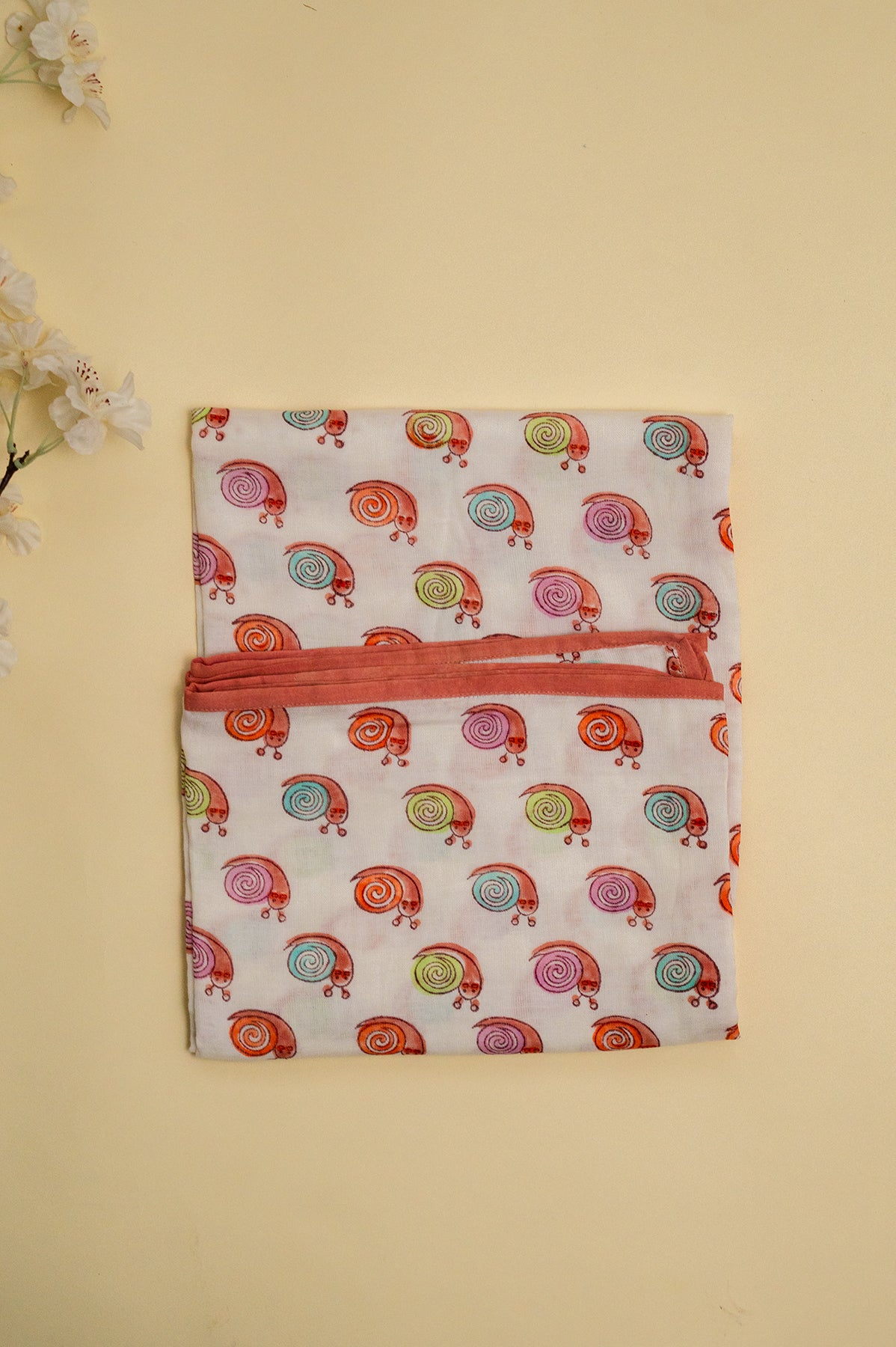 Colorful Snail Cotton Swaddle