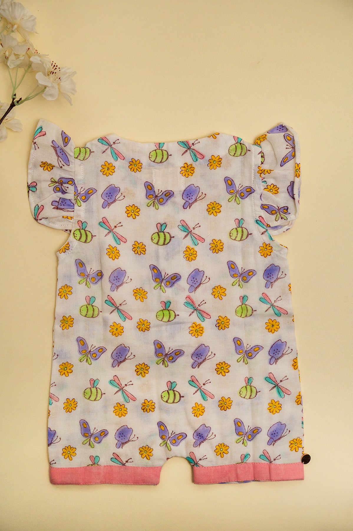 Lilac Butterfly Infant Romper