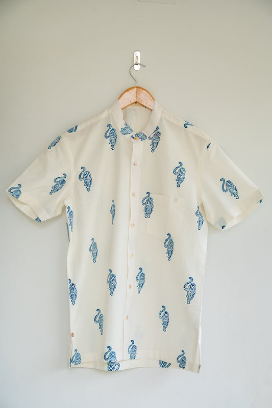 Blue Tiger Men's Shirt