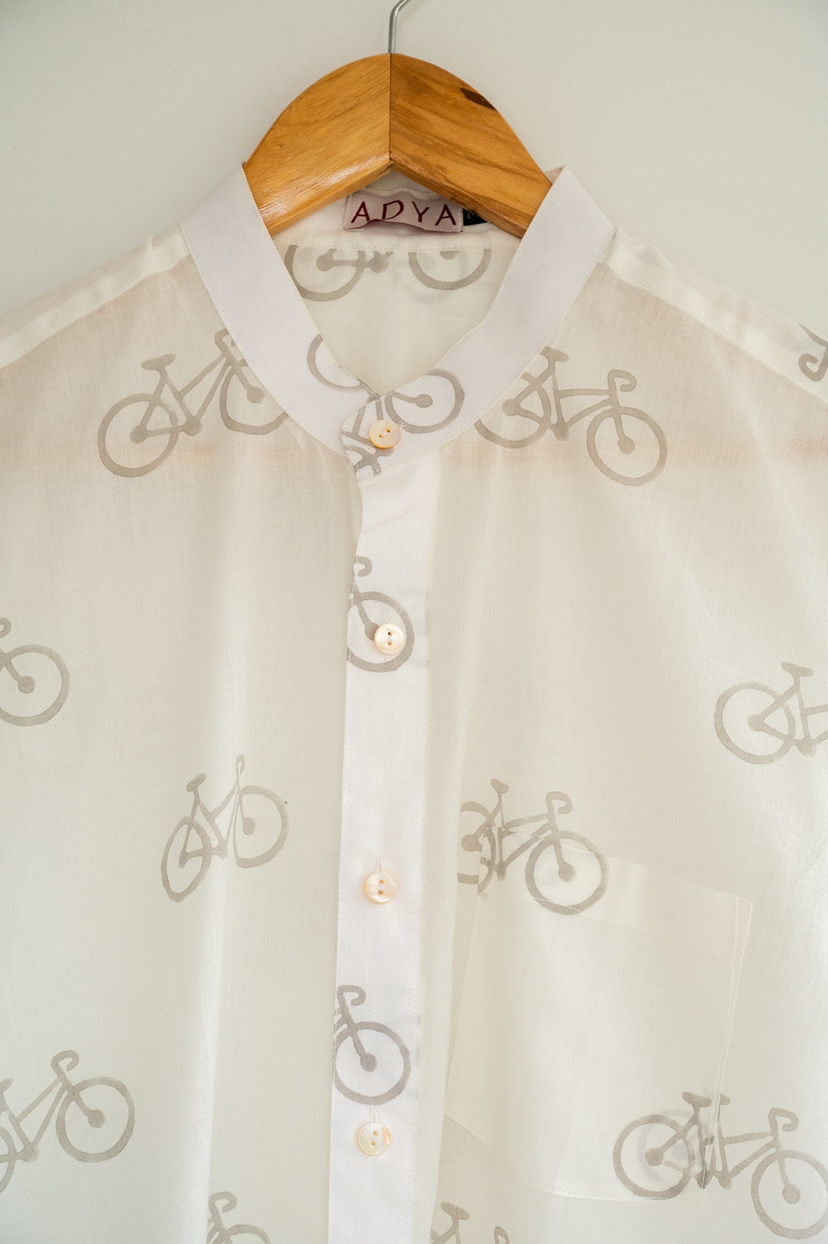 Grey Bicycle Men's Shirt