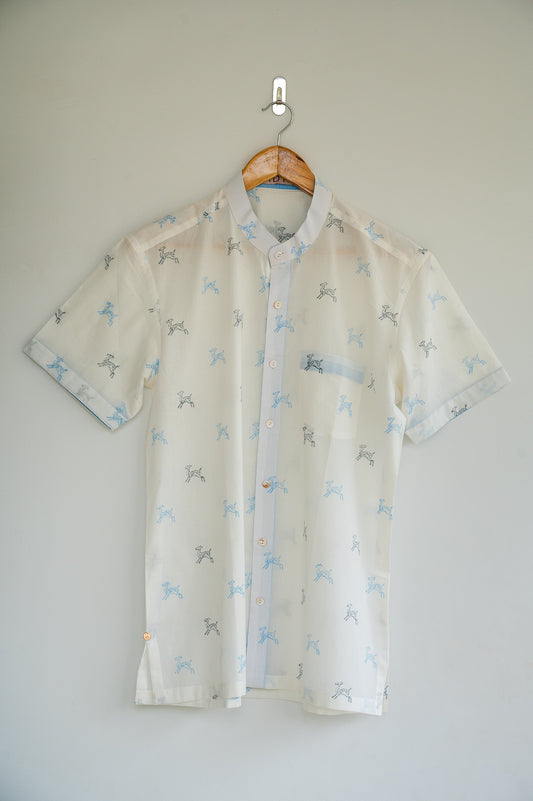 Blue Deer Men's Shirt