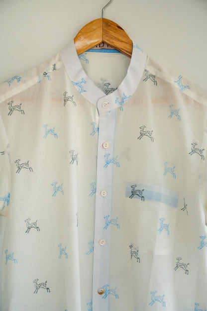 Blue Deer Men's Shirt