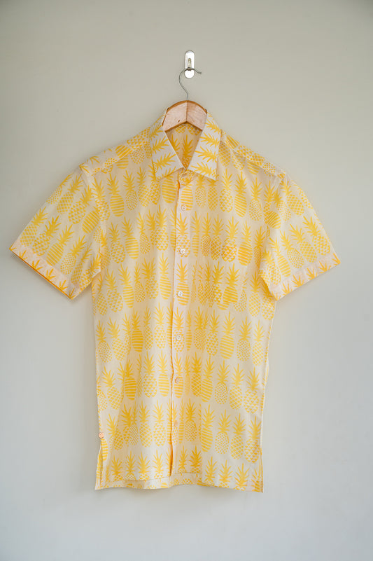 Yellow Pineapple Men's Shirt