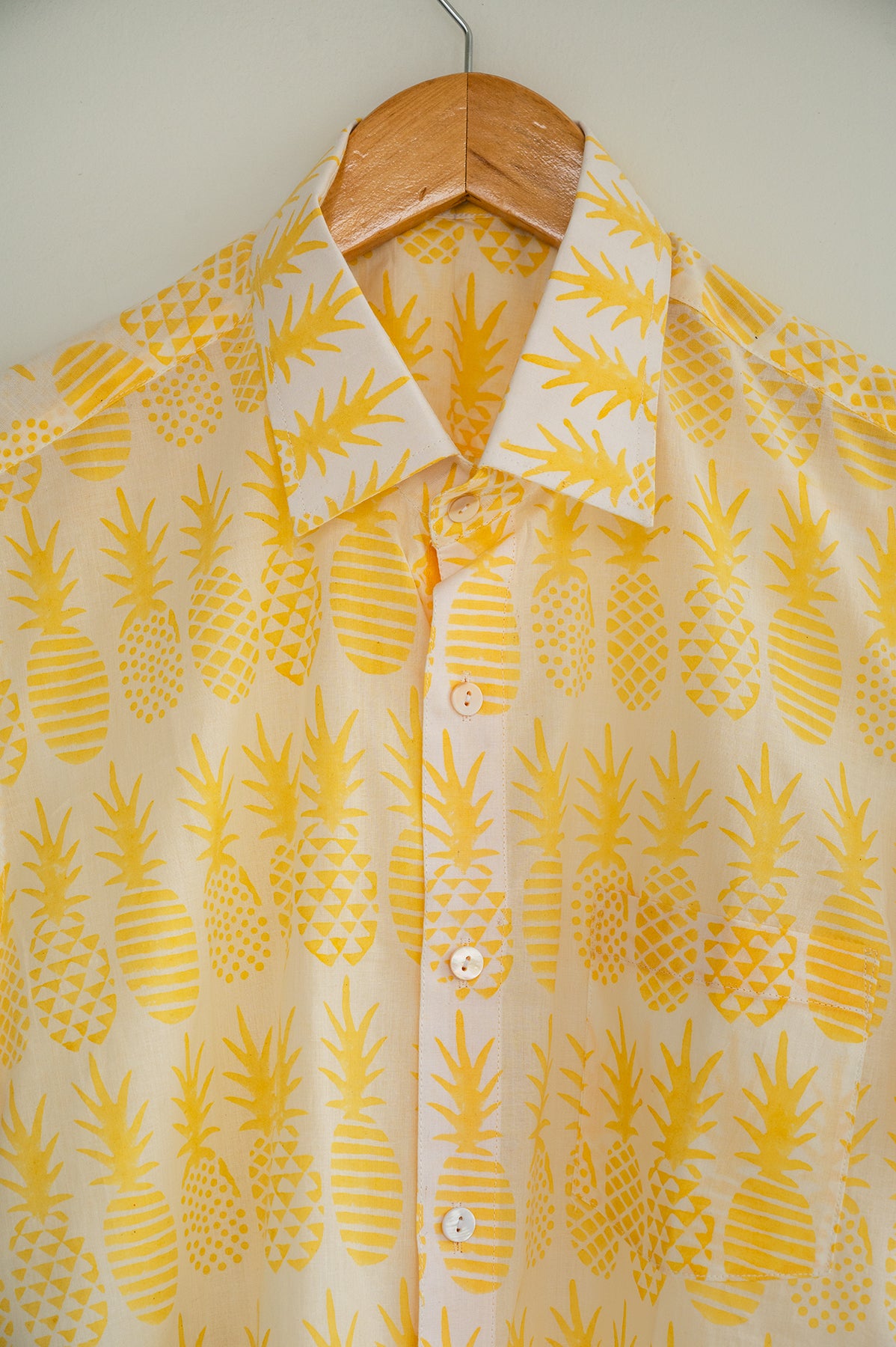 Yellow Pineapple Men's Shirt