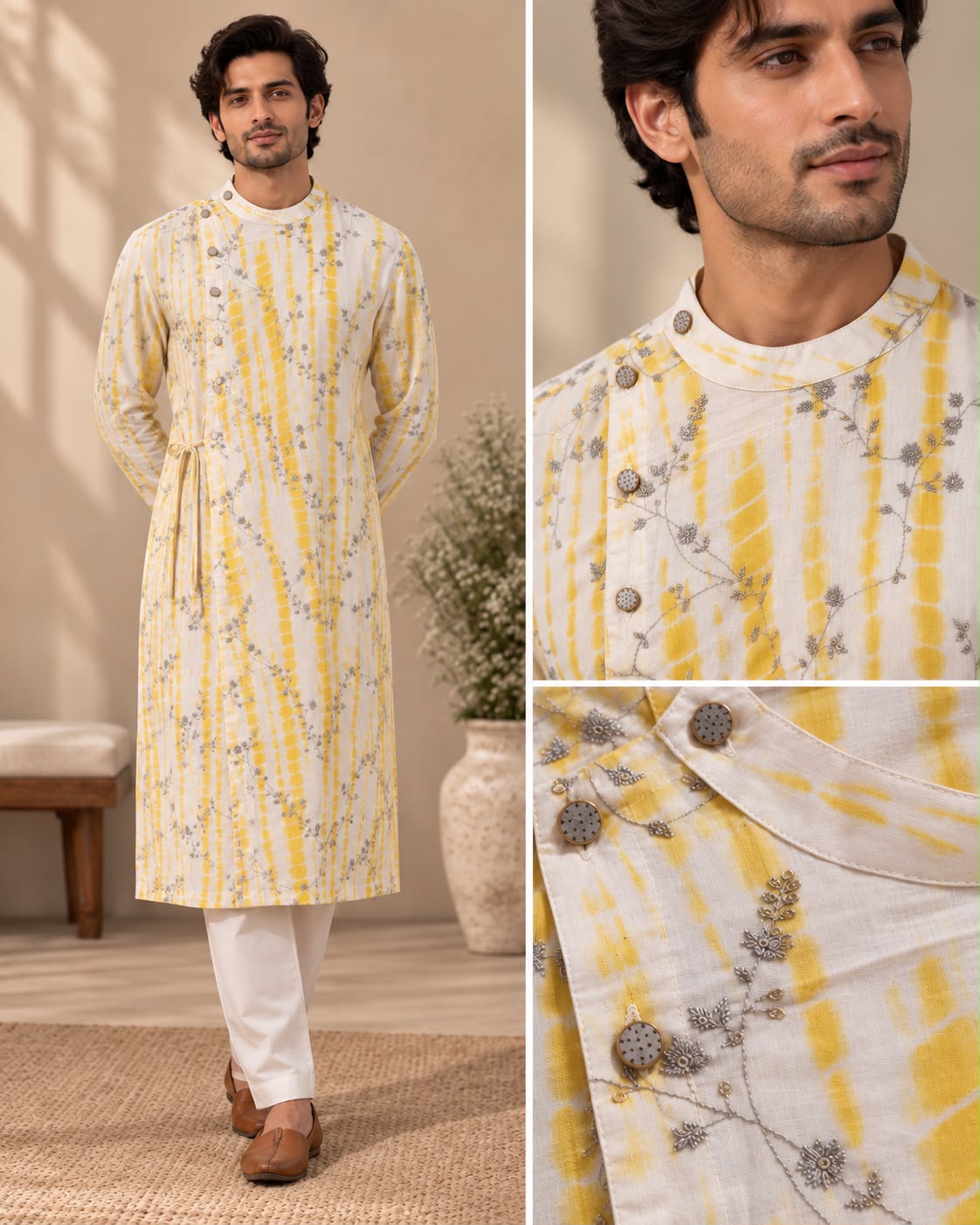 Sunehri Vine Kurta