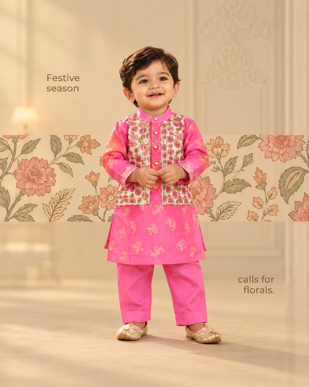 Gulabi Phool Festive Set