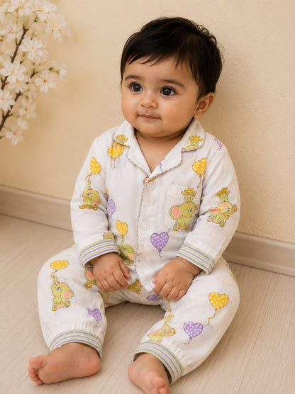 White Elephant Kids Night Suit