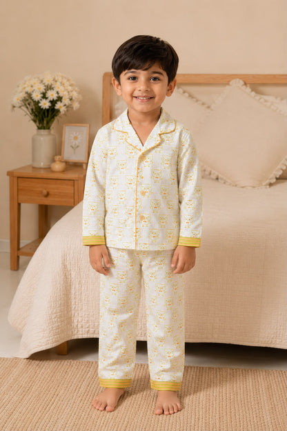 White Owl Kids Night Suit
