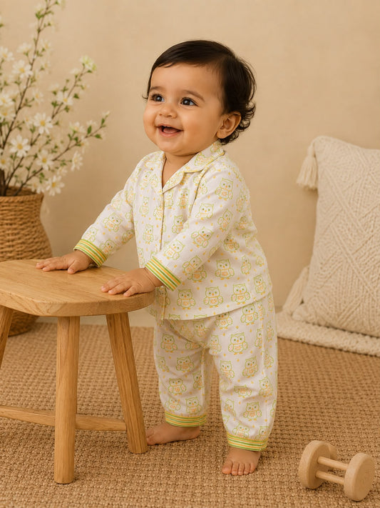 White Owl Kids Night Suit