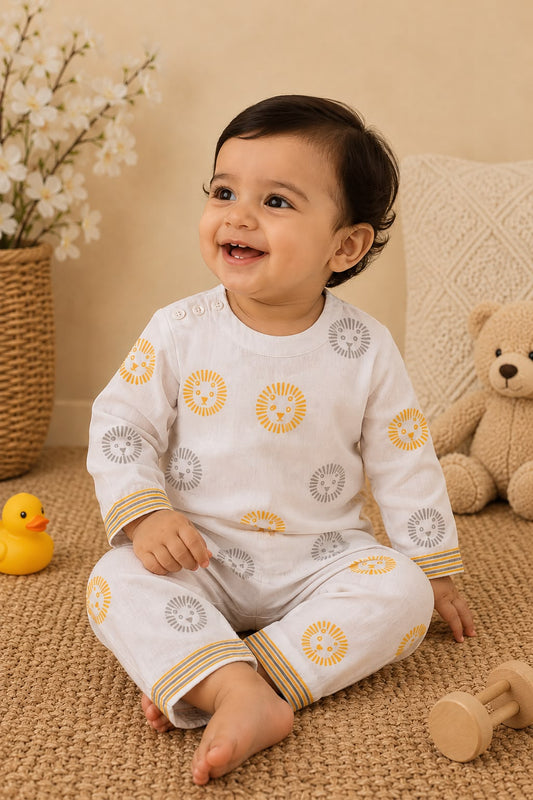 White Lion Kids Night Suit