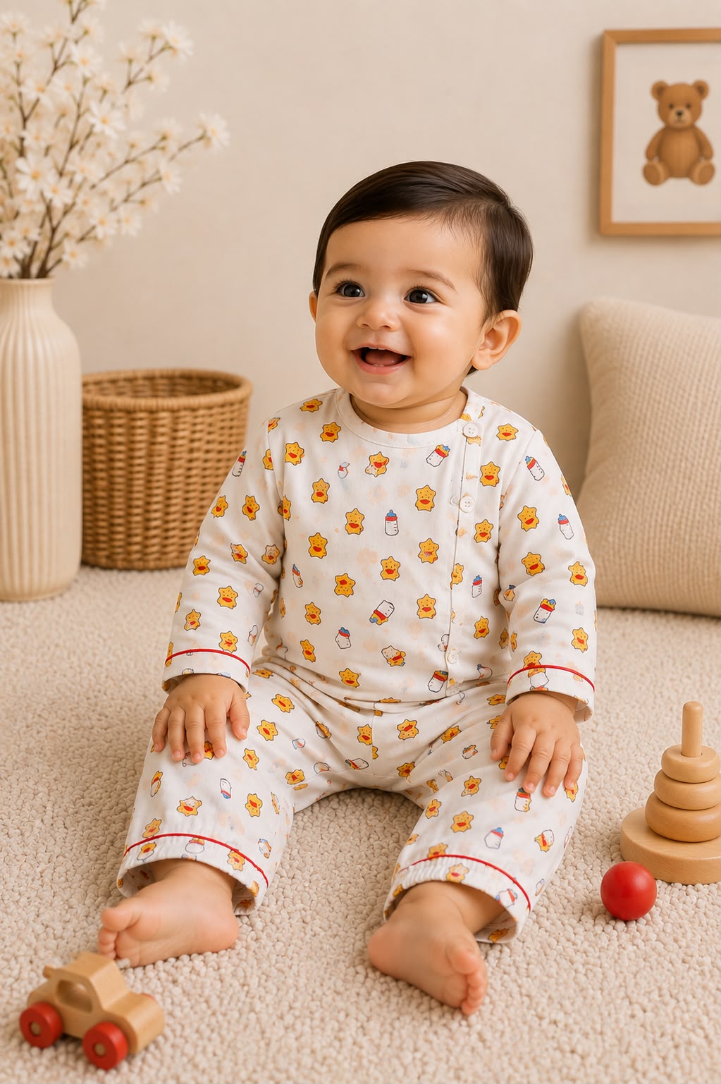 Winnie The Pooh Kids Night Suit