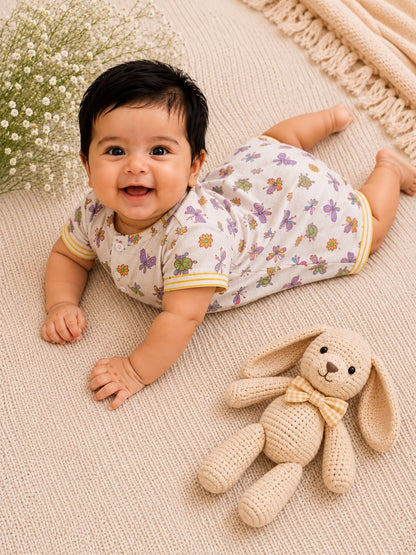 Lilac Butterfly Infant Romper