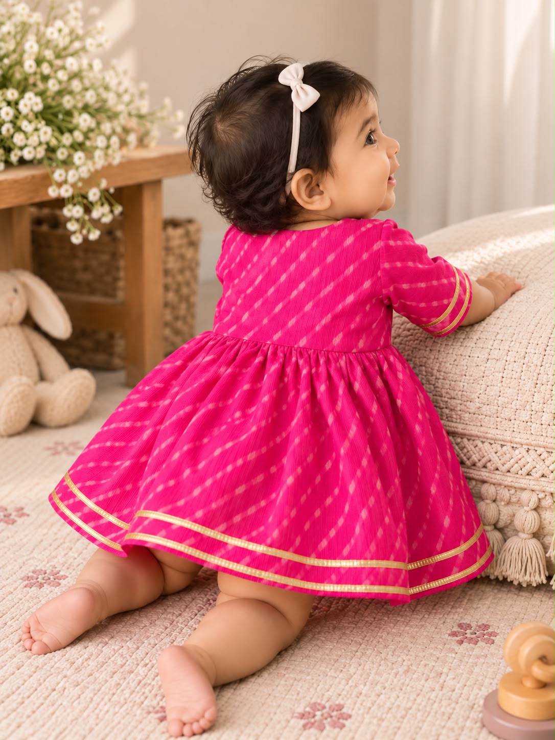 Newborn Pink  Jamna Set