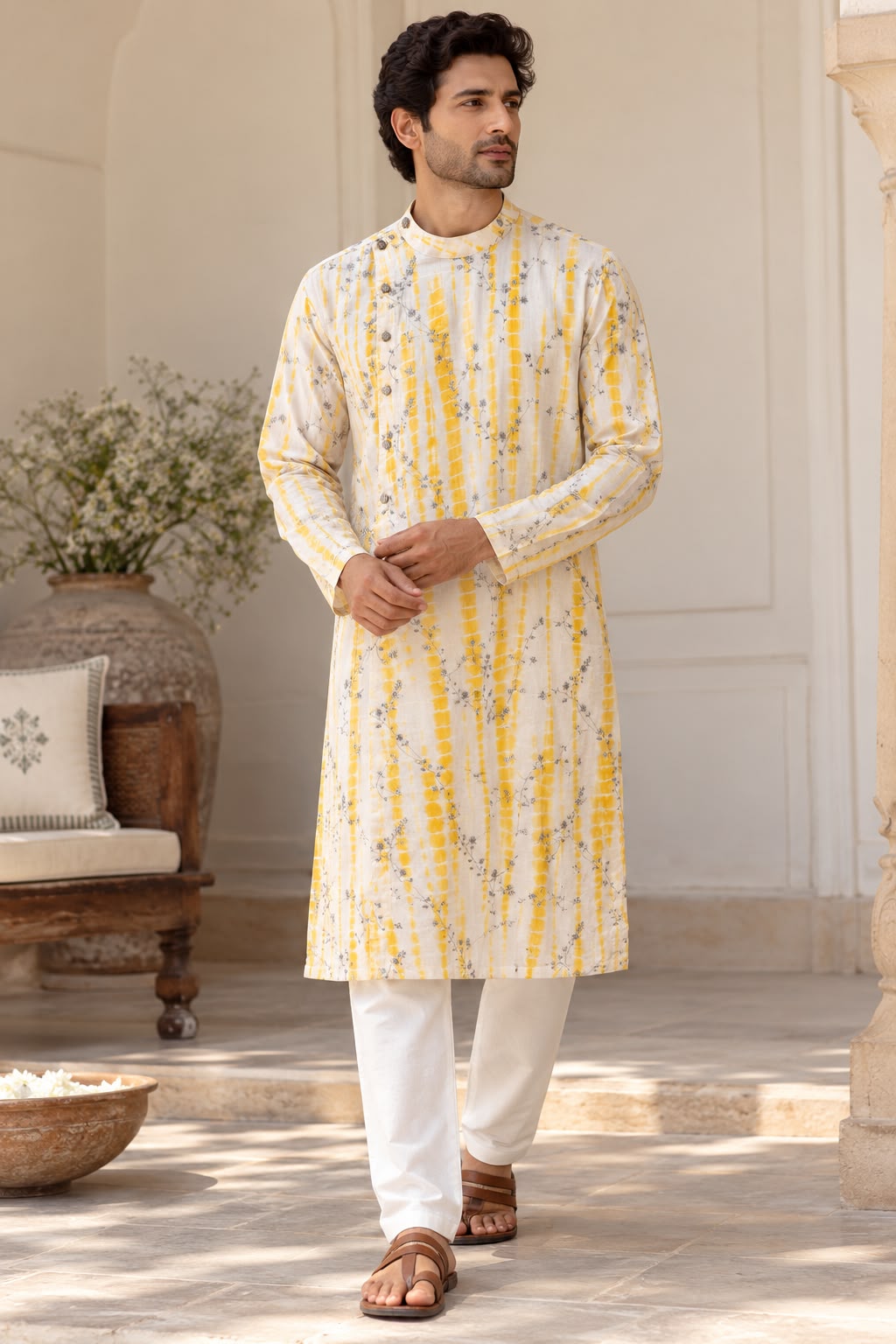 Sunehri Vine Kurta