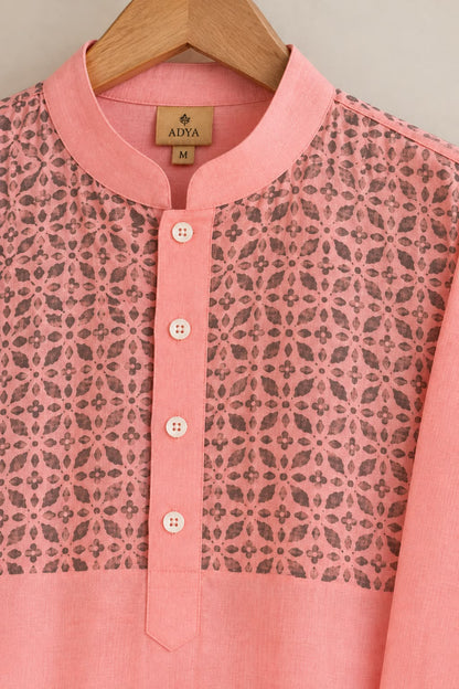 Gulabi Jaal Kurta