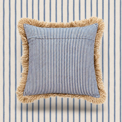 Blue Floral Cotton Cushion Cover Set