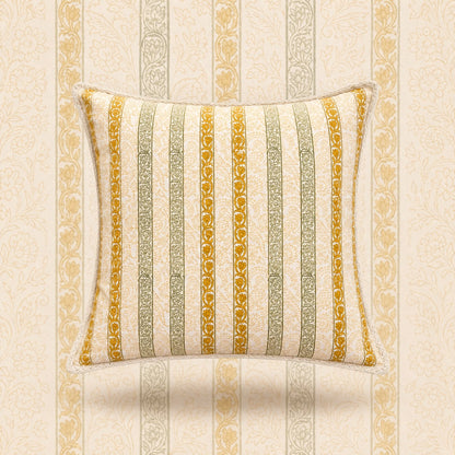 Yellow Floral Cushion Cover Set