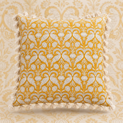 Yellow Parrot Cushion Cover Set