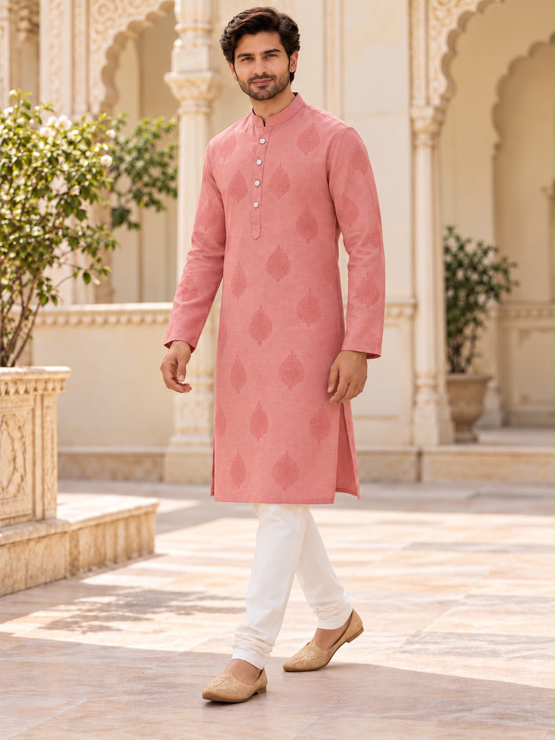 Crystal Rose Men's Kurta