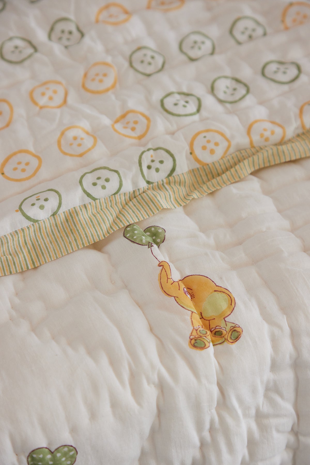 Ellie The Elephant Baby Quilt