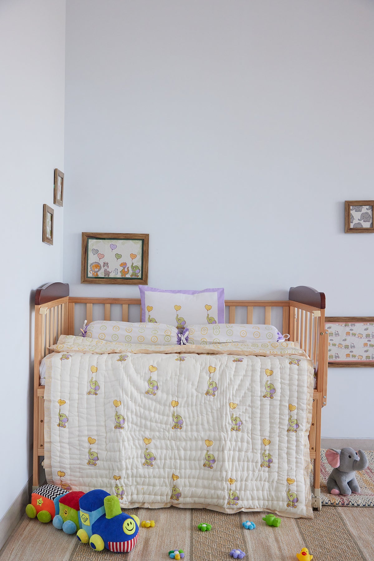 Tiny Tusk Baby Quilt