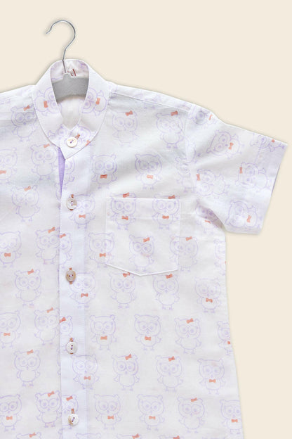 Lilac Owl Shirt