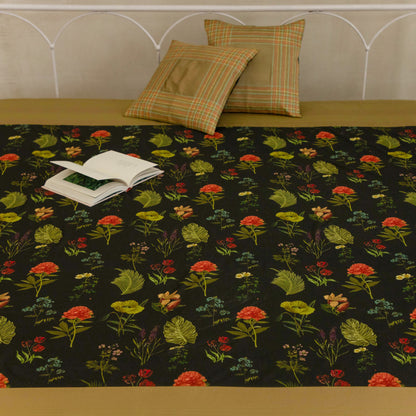 The Black Garden Premium Bedcover