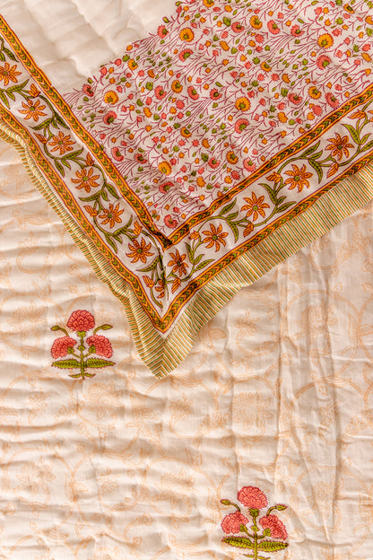 The Pink Pansy Quilt