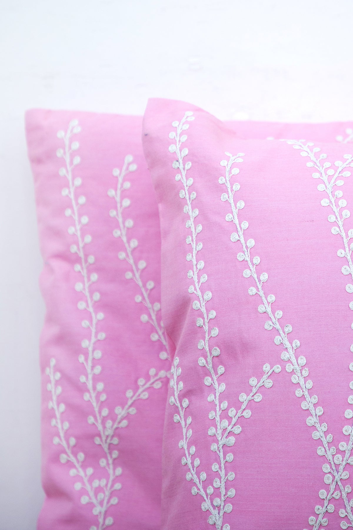 Pink Puff Cushion Set