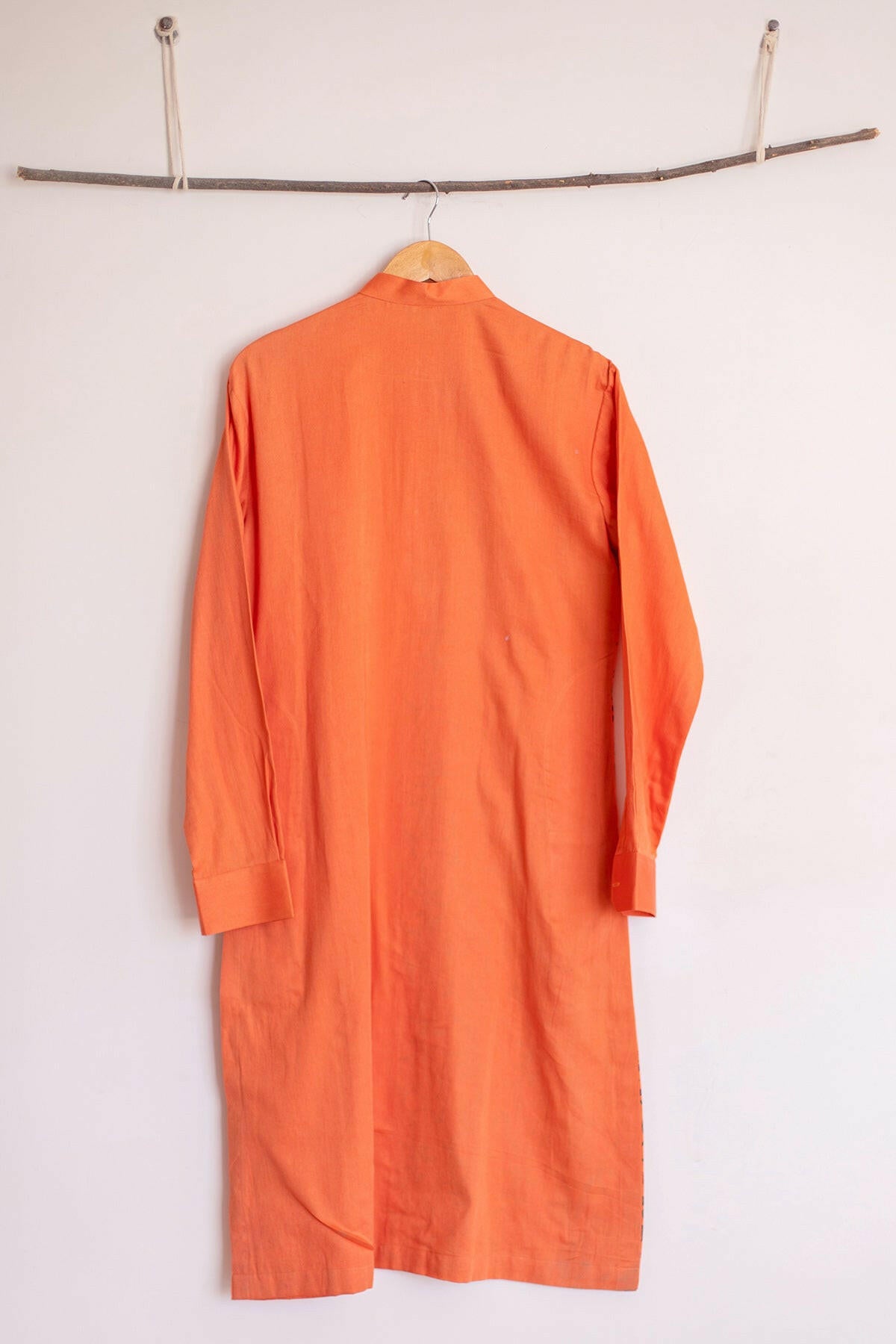 Scarlet Orange Men's Kurta