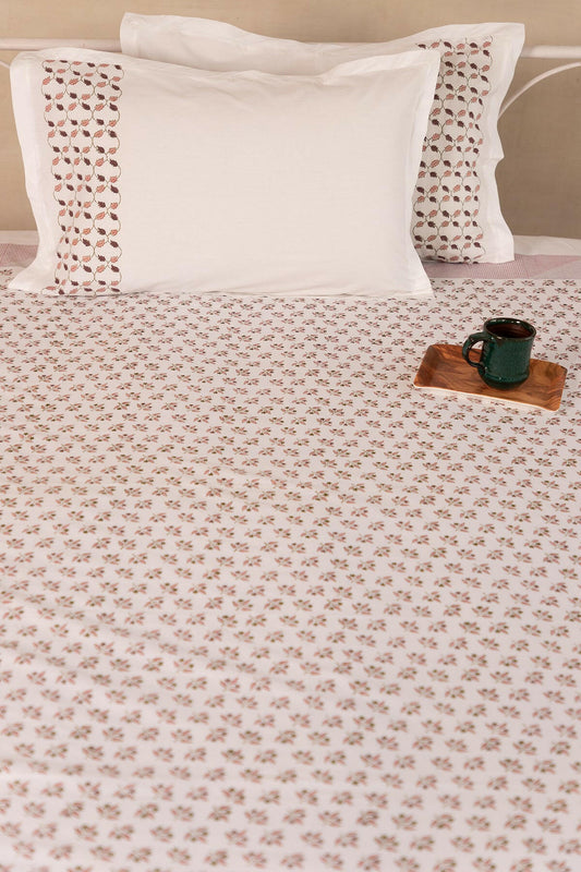 Raspberry Sorbet Tropicana Pure Cotton Bedsheet